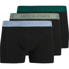 Jack Jones Jacwesley Solıd Trunks 3 Pack Erkek Siyah Boxer 12291496-02