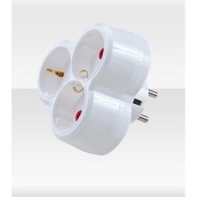 Ay-Ka Safir Topraklı Üç Yol Priz