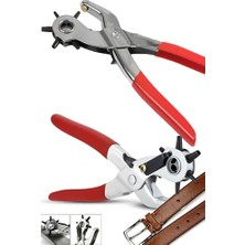 Profesyonel Kolay Kemer Deri Delik Açma Delme Aleti 6 Farklı Delik Açma Delici Pensesi