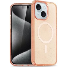 Iphone 15 Kılıf Magsafe Kapak - Turuncu