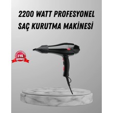 Uravas Store 2200W Fön Makinesi – Profesyonel Ac Motor, Soğuk Sıcak Üfleme