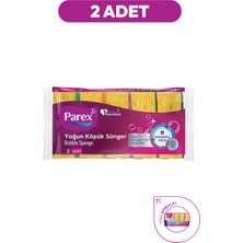 Bubble Sünger Düz 5'li İkili Set