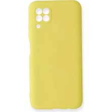 P40 Lite Kılıf Nano Içi Kadife Silikon - Sarı