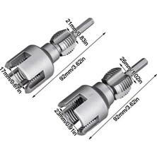 2’ Li Set Iç Dış Plastik Boru Diş Açma Seti 1/2 ve 3/4 Inç Borularla Uyumlu