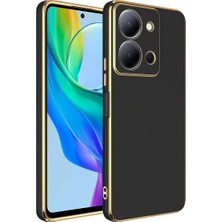 Y36 Kılıf Volet Silikon - Siyah