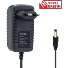 Weko 21 Volt - 1 Amper 5.5*2.5 Uçlu Priz Tipi Adaptör