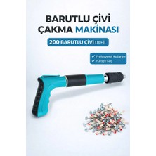 Barutlu Çivi Tabancası Beton ve Çelik Çivi Tabancası Zımba Perçin Tabancası 200 Çivili