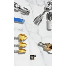 Pvc Havşa Seti ve 1/2- 3/4 Diş Açma Seti 5 Li Set
