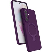 Galaxy A57 5g Magsafe Standlı Kapak - Derin Mor