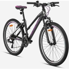 Kron Xc 75 - 26 Mtb Lady - 14' - 21 Vites - V.b - Mat Siyah-Çingene Pembesi/bej