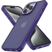Iphone 15 Kılıf Elegant Kapak - Derin Mor