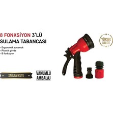8 Fonksıyon 3'lü Sulama Tabancası KP-2215