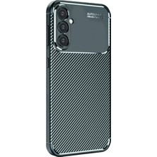 Galaxy S25 Kılıf Auto Focus Karbon Kapak - Koyu Yeşil