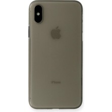 Iphone Xs Kılıf Pp Ince Kapak - Gri