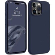 Iphone 15 Kılıf First Silikon - Lacivert