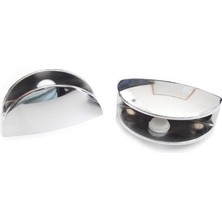 Oval Krom Etejer Camı Tutucu Takımı