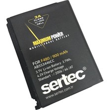 Sertec - F480 Uyumlu Batarya