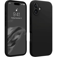 Iphone 16 Kılıf First Silikon - Siyah