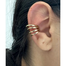 Luckyb Store Gold Renk Sıralı Earcuff