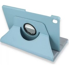 M10 Fhd X606F Kılıf 360 Tablet Deri Kılıf - Turkuaz