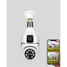isiltikidsmoda Ampul Tipi Wifi Kamera 2mp Lensli Full Hd Görüntü ve Akıllı Hareket Algılama - Lisinya