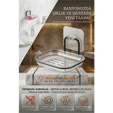 Toyigoo Yapışkanlı Sabunluk – Su Giderli Katı Sabun Kutusu 13 x 9 cm 723054