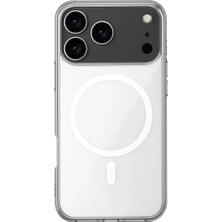 Iphone 17 Kılıf Magneticsafe Şeffaf Silikon - Şeffaf