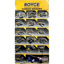 Royce 16 Parça Matkap Spiral Kırıcı Delici Kömür Seti