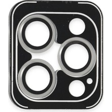 Iphone 16 Pvd Metal Kamera Lens - Gümüş