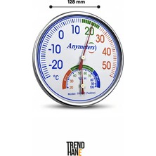 Analog Termometre & Higrometre | Sıcaklık ve Nem Ölçer | Duvar ve Masa Tipi – Mekanik Çalışma