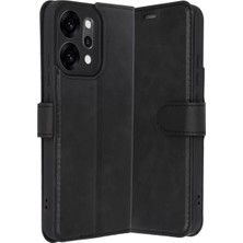 Reno 14 S Kapaklı Kılıf - Siyah