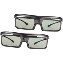LTV-2500 3000 Pro 3500 Pro Projektörlerle Uyumlu Sxhlseller Dlp-Link 3D Gözlük, 144Hz Aktif Deklanşör Teknolojisi, Şarj Edilebilir, 40 Saat Çalışma Süresi, 178° Izleme Açısı