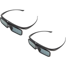 Dlp-Link 3D Gözlük, LTV-3000 Pro Için 2 Paket Şarj Edilebilir Aktif Shutter Gözlük 144Hz Yenileme Hızı ve 178° Geniş Açı Vanish Tv ve Diğerleri Için LTV-3500 Pro