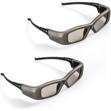 Sony, Samsung, Panasonic 3D Tv ile Uyumlu 2x Hi-Shock Bt Pro Oxid Diamond Aktif 3D Gözlük | Comp. SSG-3570CR, TDG-BT500A, TY-ER3D5ME 120Hz ile