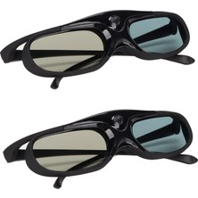 Goshyda 2'li 3D Gözlük Paketi, G1 G3 X1 Için Zx4 H1 Için Dlp Lınk Projektör Için Aktif Deklanşör 3D Gözlük, 144Hz Ultra Hızlı Yenileme Hızı