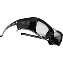 Hi-Shock Dlp Pro 7g Siyah Elmas | Acer, Benq, Viewsonic, Optoma, Lg'nin Dlp 3D Projektörleriyle Uyumlu Dlp Link 3D Gözlükler [deklanşör Gözlük | 96-200 Hz - Şarj Edilebilir | Dlp Bağlantısı]
