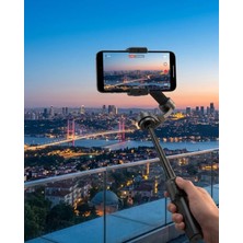 Pileli Store Profesyonel Telefon Gimbal Stabilizer 3 Axis Video Sabitleyici Vlog Tripod