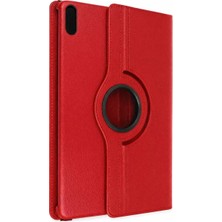 Matepad 11 10.9 360 Tablet Deri Kılıf - Kırmızı