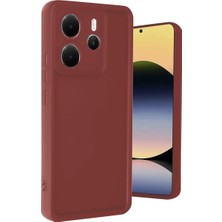 Redmi Note 14 4g Kılıf Viera Silikon - Bordo