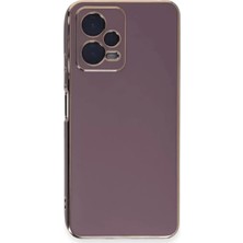 Poco X5 5g Kılıf Volet Silikon - Mor