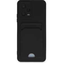 Poco X5 5g Kılıf Kelvin Kartvizitli Silikon - Siyah