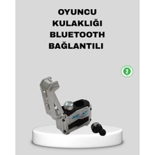 Ipx5 Su Geçirmez Kablosuz Bluetooth Kulaklık – Şarj Kutulu, Düşük Gecikmeli Oyun Modu