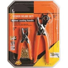 Kemer Kayış Delme Perçin Kuş Gözü Atma Çarklı Zımba Çakma Seti