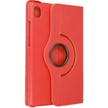 Galaxy X510 Tab S9 Fe 11 Kılıf 360 Tablet Deri Kılıf - Kırmızı