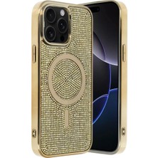 Iphone 15 Helen Magsafe Kapak - Gold