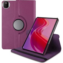 Pad X7 360 Tablet Deri Kılıf - Mor