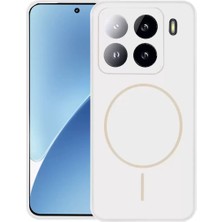 15 Kılıf Jully Magsafe Kapak - Beyaz