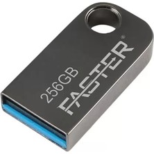 Renas Store Faster USB 3.0 Metal Mini Flash Bellek 256 GB Yüksek Hızlı Veri Transferi İçin Uygun