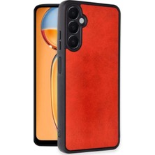 Galaxy S24 Fe Kılıf Aras Deri Kapak - Kırmızı