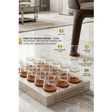 Toyigoo  Silent Keçe Tabanlı Şeffaf Sandalye Ayak Koruyucu 24'lü Set 723001